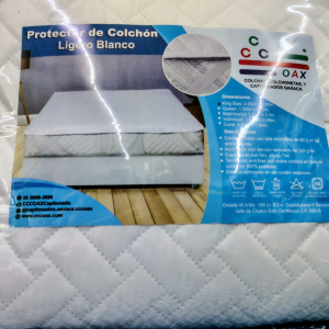 PROTECTOR DE COLCHÓN LIGERO BLANCO KING SIZE