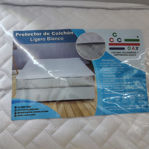 PROTECTOR DE COLCHÓN LIGERO BLANCO MATRIMONIAL