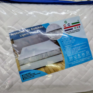 PROTECTOR DE COLCHON LIGERO BLANCO QUEEN SIZE
