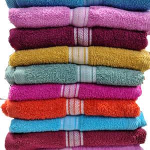 TOALLA CHEROKEE MEDIO BAÑO FRANJA BLANCA